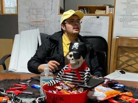 Commercial Estimator Tom Connors dressed as Russell for the film Up